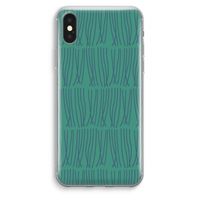 Swirls: iPhone XS Max Transparant Hoesje