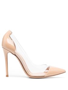 Gianvito Rossi escarpins en cuir verni 100 mm - Tons neutres