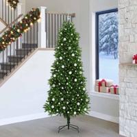 VidaXL Kerstboom met 300 led met standaard groen 240 cm pe