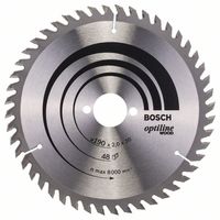 Bosch Accessoires Cirkelzaagblad Optiline Wood 190 x 30 x 2,0 mm, 48 1st - 2608641186 - thumbnail