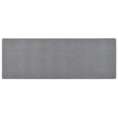 VidaXL Tapijtloper 80x250 cm donkergrijs