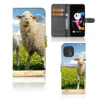 Motorola Edge 20 Lite | Telefoonhoesje | Met pasjeshouder | Schaap en Lammetje