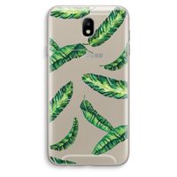Lange bladeren: Samsung Galaxy J7 (2017) Transparant Hoesje