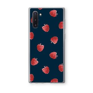 Framboosjes: Samsung Galaxy Note 10 Transparant Hoesje
