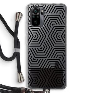 Magic pattern: Xiaomi Redmi Note 10 Pro Transparant Hoesje met koord