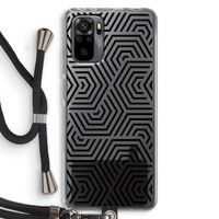 Magic pattern: Xiaomi Redmi Note 10 Pro Transparant Hoesje met koord