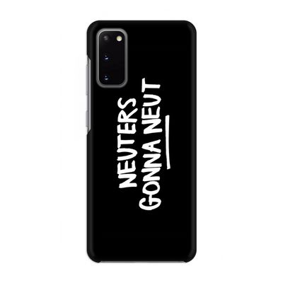 Neuters (zwart): Volledig geprint Samsung Galaxy S20 Hoesje
