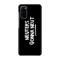 Neuters (zwart): Volledig geprint Samsung Galaxy S20 Hoesje