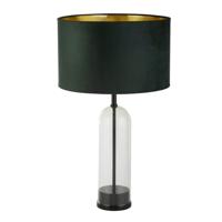 Searchlight Unieke tafellampOxford met groene kap - EU81711GR