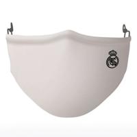 Hygiënisch en herbruikbaar gezichtsmasker gemaakt van stof Real Madrid C.F. SF430915 Wit