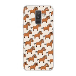 Pony: Samsung Galaxy A6 Plus (2018) Transparant Hoesje