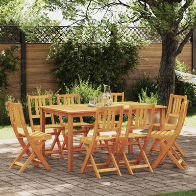 Tuinstoel 8 pcs Bruin 36 x 46 x 86cm Massief acaciahout