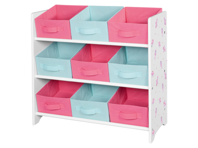 LIVARNO home Kast met textielboxen (Lichtroze)