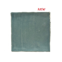 Terre d'Azur Porto Tegel 10x10cm Blauw Groen F045 Terre d'Azur Porto Tegel 10x10cm Blauw Groen F045