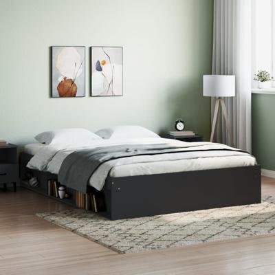 Bedframe zwart 140x200 cm
