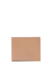 Jil Sander logo-stamp bi-fold wallet - Tons neutres