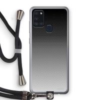 Musketon Halftone: Samsung Galaxy A21s Transparant Hoesje met koord