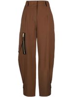 Blanca Vita pantalon fuselé à poches cargo - Marron - thumbnail