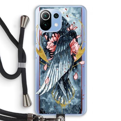 Golden Raven: Xiaomi Mi 11 Lite Transparant Hoesje met koord