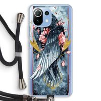 Golden Raven: Xiaomi Mi 11 Lite Transparant Hoesje met koord