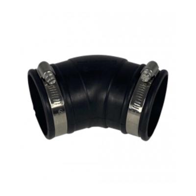 Air Aqua Flexibele Rubberen Bocht 45° - 63mm Duurzaam en Weerbestendig voor Vijversystemen