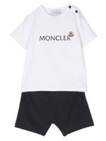 Moncler Enfant survêtement à logo imprimé - Blanc - thumbnail