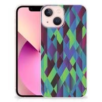 iPhone 13 mini | TPU Hoesje | Abstract Green Blue