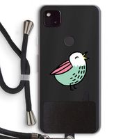 Birdy: Pixel 4a 5G Transparant Hoesje met koord