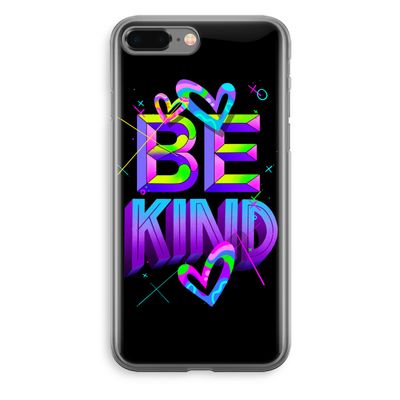 Be Kind: iPhone 8 Plus Transparant Hoesje