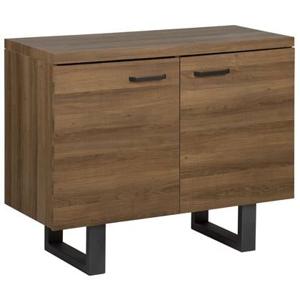 Beliani - TIMBER - Sideboard - Donkere houtkleur - MDF