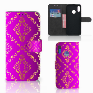 Wallet Case Honor 10 Lite Barok Roze