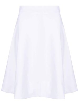 Amir Slama jupe mi-longue à taille haute - Blanc
