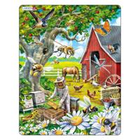 Selecta Larsen legpuzzel dieren - de imker bij de bijen, 53st.