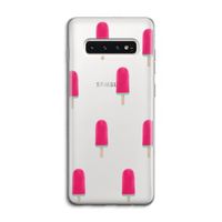 Waterijsje: Samsung Galaxy S10 4G Transparant Hoesje