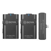 Boya 2.4 GHz Duo Lavalier Microfoon Draadloos BY-WM4 Pro-K6 voor Android