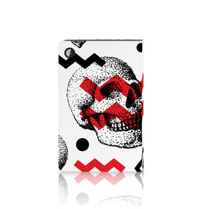 Tablettasje Samsung Galaxy Tab A8 2021/2022 Skull Red