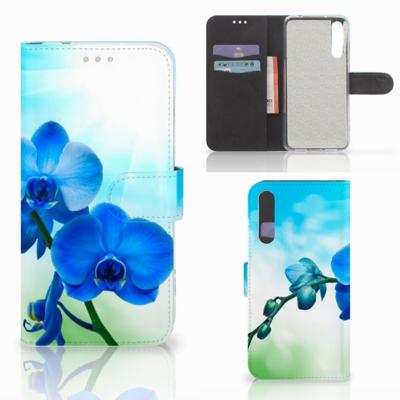 Huawei P20 Pro Hoesje Orchidee Blauw - Cadeau voor je Moeder