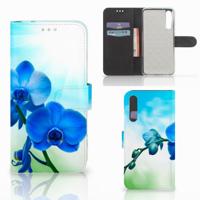 Huawei P20 Pro Hoesje Orchidee Blauw - Cadeau voor je Moeder Huawei P20 Pro Hoesje Orchidee Blauw - Cadeau voor je Moeder