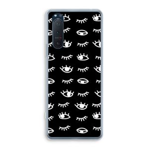 Eye pattern #3: Sony Xperia 5 II Transparant Hoesje