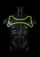 Neoprene Harness - Glow in the Dark - Neon Green/Black - S/M