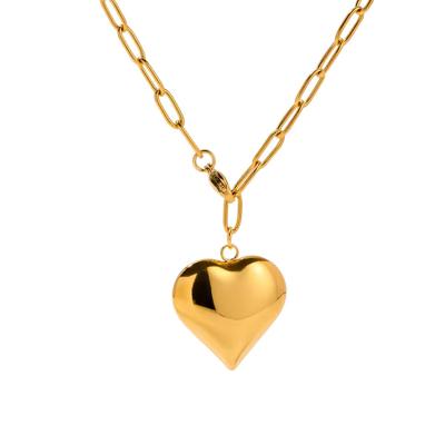 Gouden ketting met hartje Gouden ketting met hartje