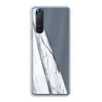 Gestreepte marmer: Sony Xperia 5 II Transparant Hoesje Gestreepte marmer: Sony Xperia 5 II Transparant Hoesje