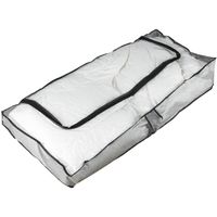 Opbergtas/beschermhoes beddengoed/kleding - voor onder bed - 102 x 45 x 15 cm