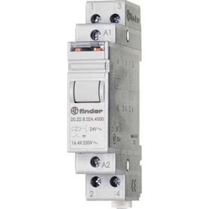 Finder 20.24.8.012.4000 Stroomstootschakelaar DIN-rail 2x NO 12 V/AC 1 stuk(s)