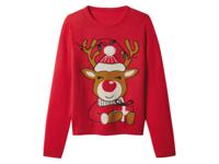 esmara Kinder kersttrui met lampjes (Rood, 134/140)