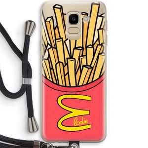 McElodie: Samsung Galaxy J6 (2018) Transparant Hoesje met koord
