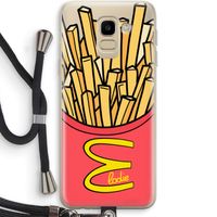 McElodie: Samsung Galaxy J6 (2018) Transparant Hoesje met koord