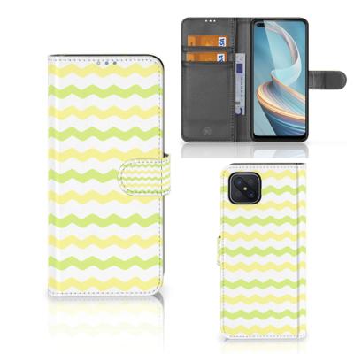 OPPO Reno4 Z | Telefoon Hoesje | Waves Yellow