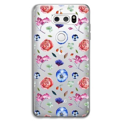 Bloemetjes: LG V30 Transparant Hoesje
