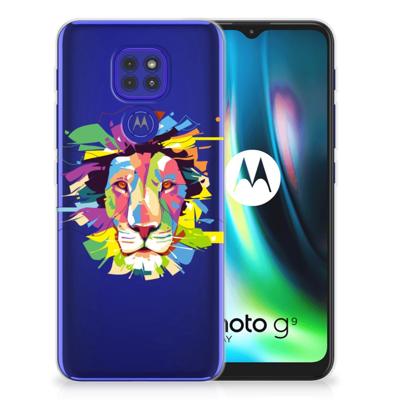 Motorola Moto G9 Play | E7 Plus Telefoonhoesje met Naam Lion Color Motorola Moto G9 Play | E7 Plus Telefoonhoesje met Naam Lion Color